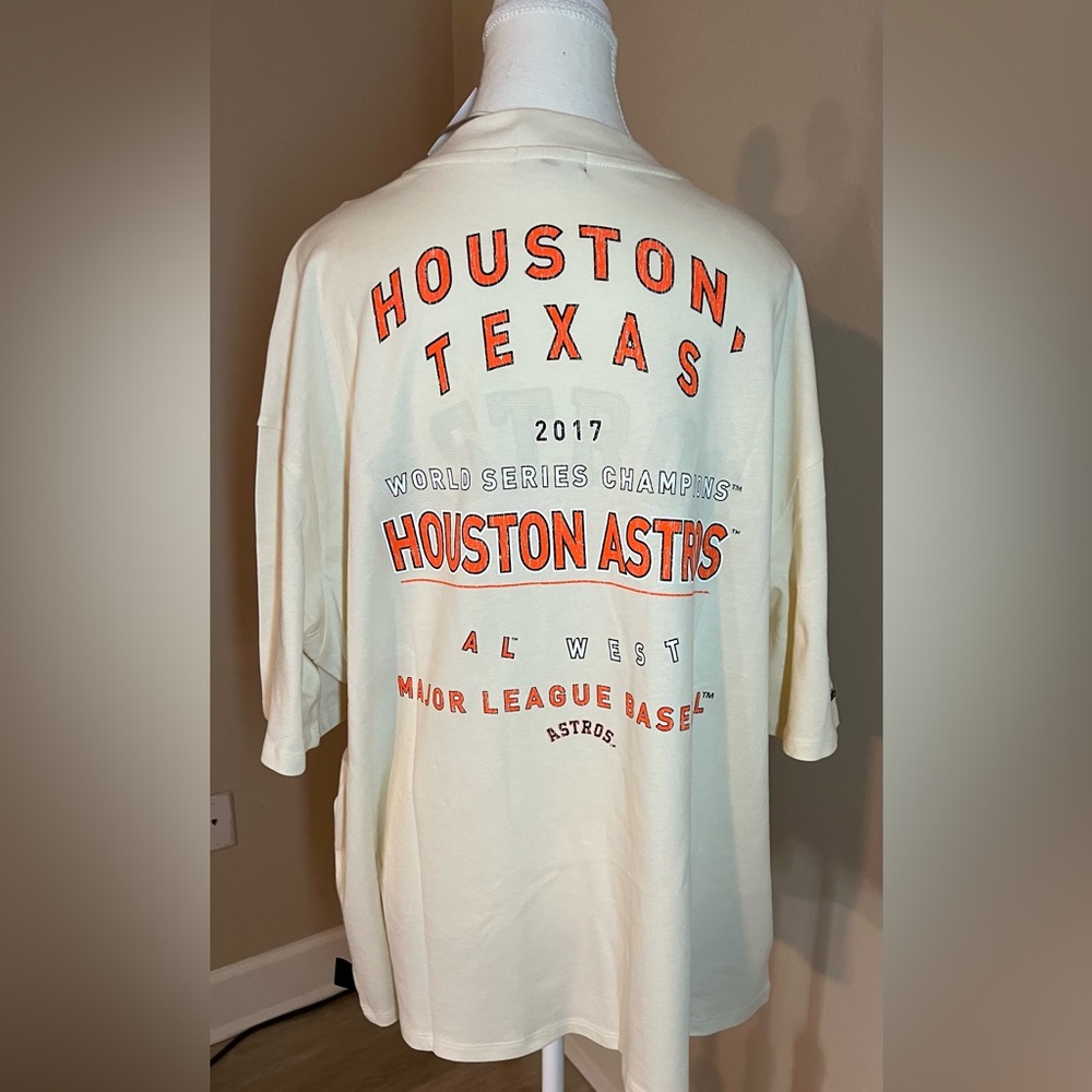 NWT Houston Astros Mitchell & Ness MLB Women’s 2XL Shirt Cooperstown